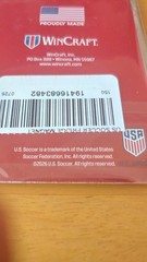 TEAM USA Soccer Souvenir Magnet 2-5/8 x3-1/2 WinCraft. Proudly made in USA. Rare