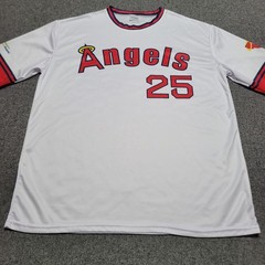 Los Angeles Angels Shirt Men Extra Large 2025 Throwback Long Sleeve SGA Shirsey