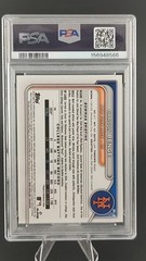 2024 BOWMAN DRAFT CHROME-SKY BLUE REFRACTOR #BDC28 CARSON BENGE PSA 10