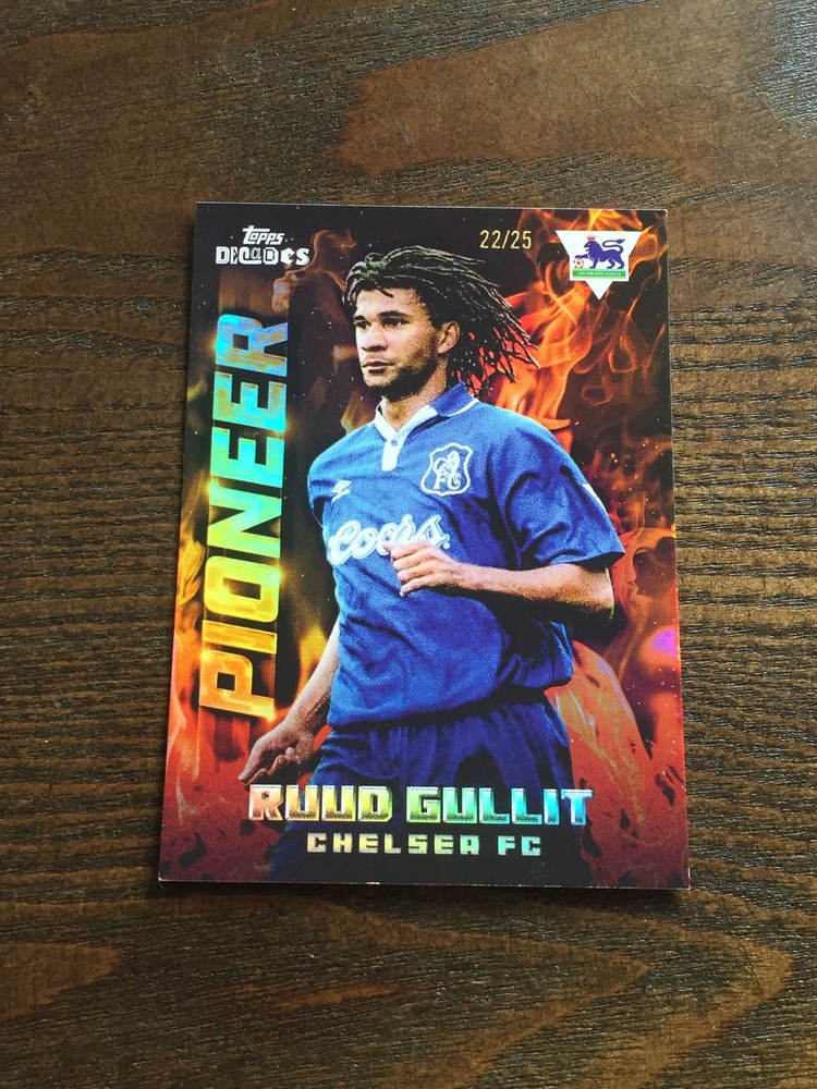 2025-26 Topps Decades Ruud Gullit Chelsea Netherlands Orange 22/25