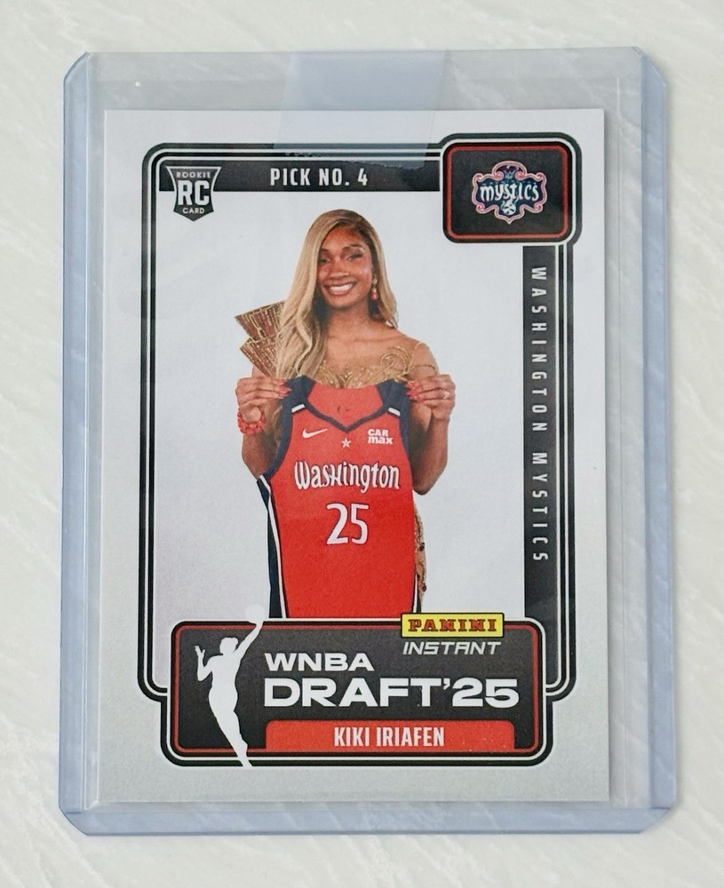 KIKI IRIAFEN RC 2025 PANINI INSTANT DRAFT NIGHT WNBA #4 ROOKIE /1687 🔥🔥