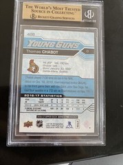 Thomas Chabot 2016-17 Upper Deck Young Guns #488 BGS 9.5 Senators RC NHL