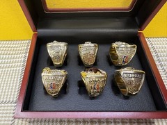 Michael Jordan – Championship 6 Chicago Bulls Ring Set size11