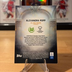 Alexandra Popp 2025/26 Topps Chrome Womens UWCL Queens of Football /150 Blue