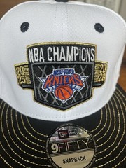 New York Knicks New Era 2026 NBA Finals Champions Locker Room 9FIFTY SnapBack