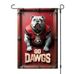 Georgia Bulldogs Garden Flag – Double-Sided 12×18 Inches UGA Sign