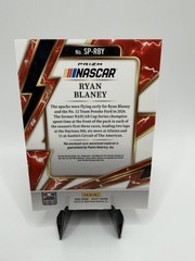 Panini Select Racing 2026 Sparks Insert Ryan Blaney SP-RBY Team Penske Mem