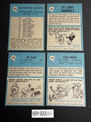 1964 Philidelphia Football Cards 1-198 (P-NM) – You Pick – Complete Your Set