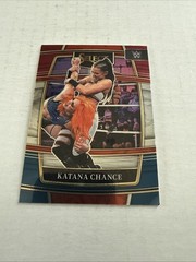 2022 Panini Select WWE Katana Chance #91 Base Set Concourse Level Red & Blue