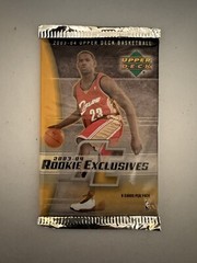 2003-04 Upper Deck ROOKIE EXCLUSIVES Sealed Pack LeBron James RC Year Basketball