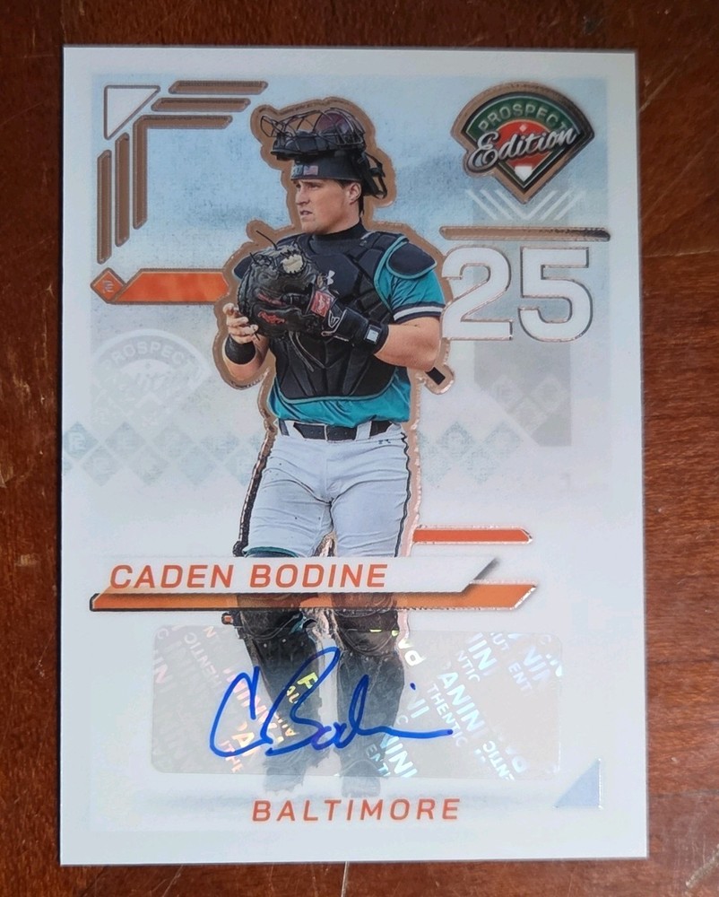 2025 Prospect Edition Prospect Ticket Auto Caden Bodine – #91 Baltimore