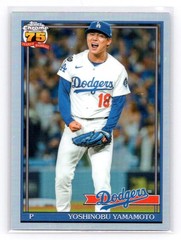 2026 Topps Chrome #91CB-10 Yoshinobu Yamamoto 1991 35th Anniversary