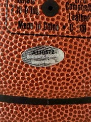 Chris Mullin Autographed Basketball – HOF Inscription, Schwartz Sports COA