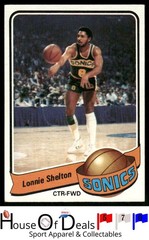 1979-80 Topps #83 Lonnie Shelton Seattle SuperSonics Basketball Card