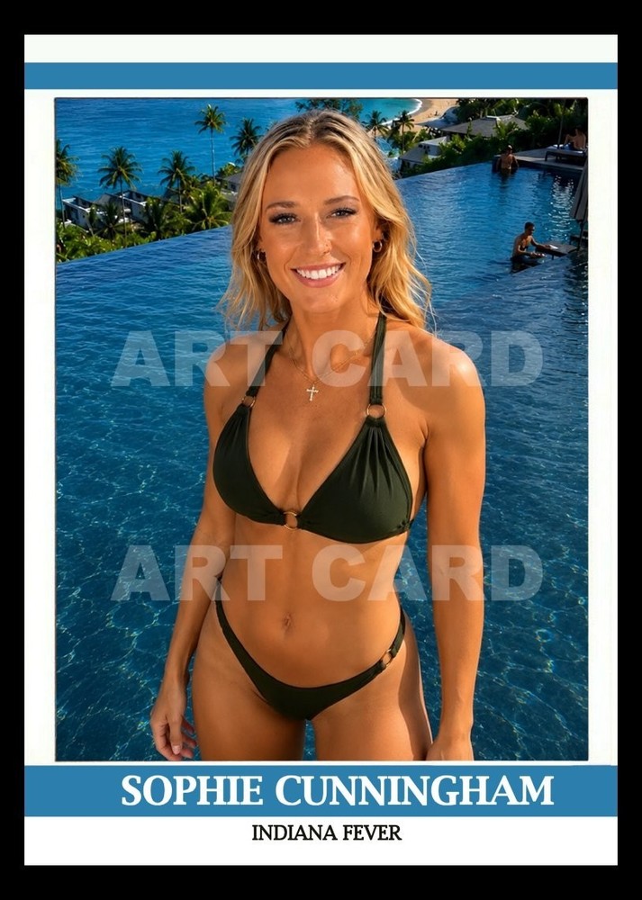 Sophie Cunningham Fever Art Card Blank Back All New