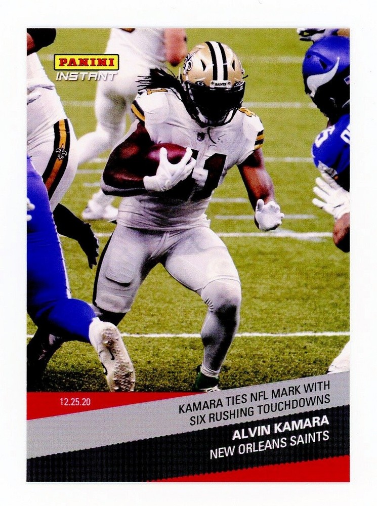 2020 Panini Instant HISTORIC 6 TD GAME Alvin Kamara #176 New Orleans Saints /149