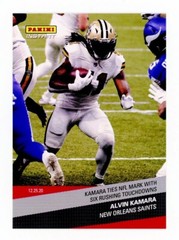 2020 Panini Instant HISTORIC 6 TD GAME Alvin Kamara #176 New Orleans Saints /149