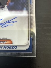 ANTHONY HUEZO 2024 1st Bowman Chrome Auto Rookie Card RC #CPA-AHU Houston Astros
