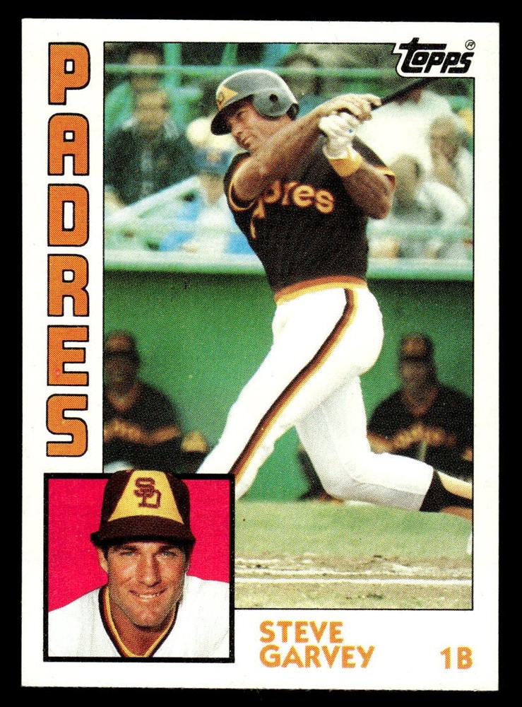 1984 Topps #380 Steve Garvey Card San Diego Padres