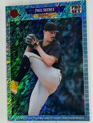 Paul Skenes 2024 Leaf Collective Pro Set Metal Promo Card Pirates Blue Shimmer