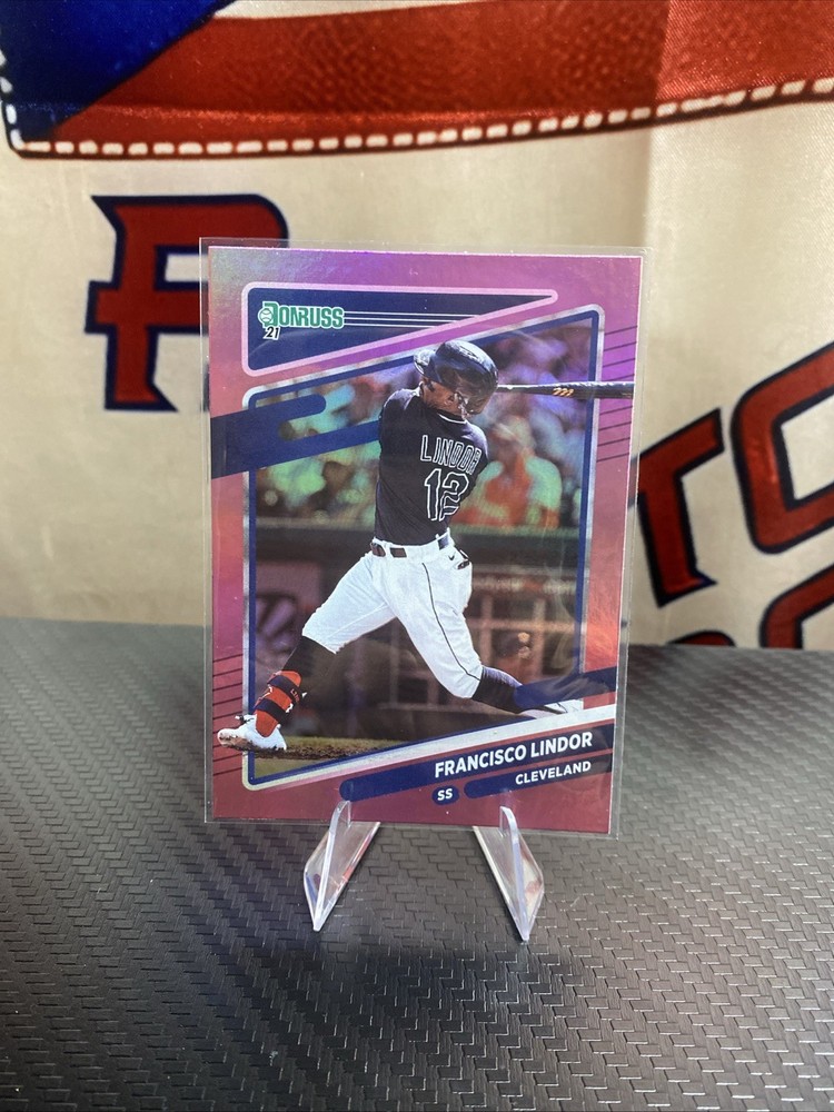 2021 Panini Donruss Baseball – Francisco Lindor #139 Red