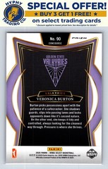 Veronica Burton 2025 Select WNBA Pink Flash Prizm #90 Valkyries