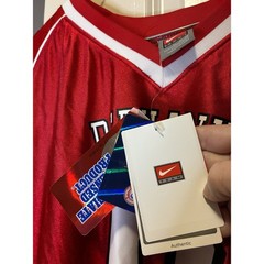 NWT Miami Redhawks shirt mens XL red white Nike Y2K football Jersey 9