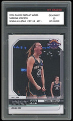 Sabrina Ionescu 2024 Panini Instant WNBA 1st Graded 10 All-Star Card #121