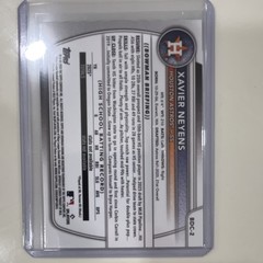 TOPPS 2025 BOWMAN DRAFT CHROME 1ST EDITION XAVIER NEYENS HOUSTON ASTROS BDC-2