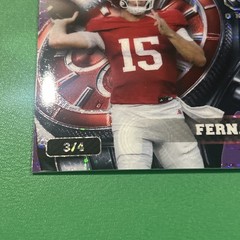 Fernando Mendoza 2026 Wild Card QB1 On The Clock Rookie Serial Numbered 3/4