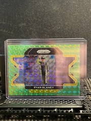 Ryan Blaney 2022 Prizm HORIZONTAL Reactive Green Card # – 99