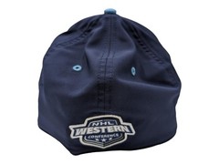 Seattle Kraken Fanatics Branded Fundamental 2-Tone Flex Hat – Deep Sea Blue M/L