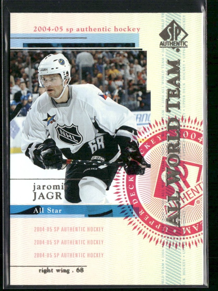 2004-05 SP Authentic Jaromir Jagr #128 New York Rangers