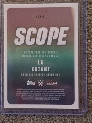 2026 Topps Chrome WWE LA Knight SCOPE SCO-6