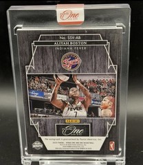 Aliyah Boston 2025 Panini One And One WNBA SP Spotlight Signatures Auto /99