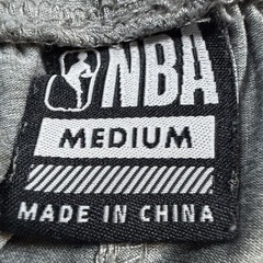 Men&rsquo;s NBA Basketball Shorts Gray Size M White, And Black Accents