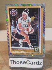 2025 Donruss WNBA Laser Holo #43 Dearica Hamby