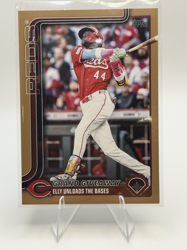 2025 Topps Update Series – Checklist Elly De La Cruz #US235 Gold /2025
