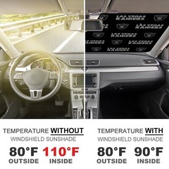 Las Vegas Raiders Car Windshield Sunshade Car Accessories Car Sunshade