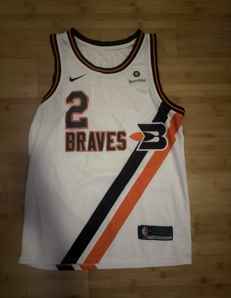 Nike Kawhi Leonard Jersey Clippers Buffalo Braves Size 48 Large Bumble Patch