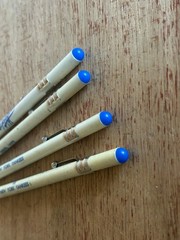 1977 Dodgers Yankees World Series Pen Vintage Lot of 3 + One Dodgers Dry Ink Bad