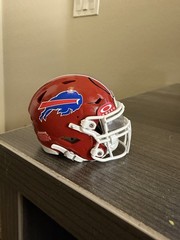 Buffalo Bills Throwback 3d Printed Pocket Pro Helmet