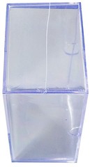 5 Ultra Pro 250 Count Clear 2-Piece Card Storage Boxes Case Sports Trading Slide