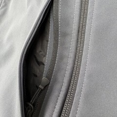 Spyder Jacket Mens 2XL Gray SPIRE Sports + Entertainment Softshell Full Zip