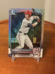 2025 Bowman Chrome Eli Willits 1st Bowman Mojo Refractor #BDC-1 (2025 1st Pick)
