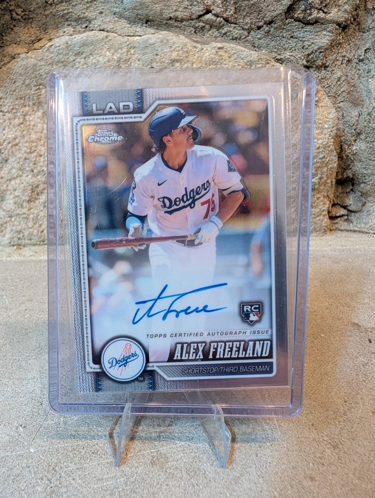 Alex Freeland 2026 Topps Chrome Auto Rookie Autograph