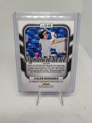2026 Donruss Signature Series Purple SP Auto 03/49 Caleb Bonemer White Sox