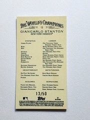 2022 Topps Allen & Ginter Chrome – Giancarlo Stanton #13 Mini Gold Refractor /50