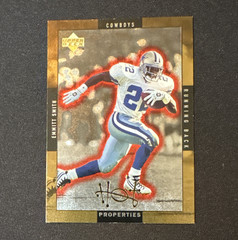 Upper Deck Playoff Zone 1996 Properties Emmitt Smith Errict Rhett 2 Card Lot