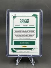 2026 Panini Donruss Caden Bodine Rated Prospect Optic Flex Prizm /149 #117